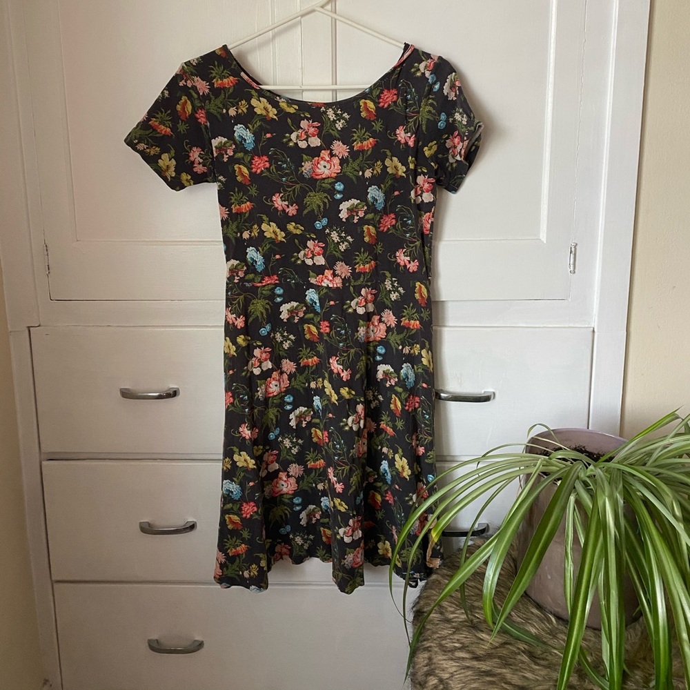 Uniqlo babydoll shirt dress M